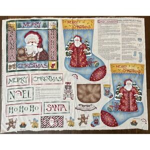 Daisy Kingdom #2806 Cut &‎ Sew Noel Santa Project Panel 1997